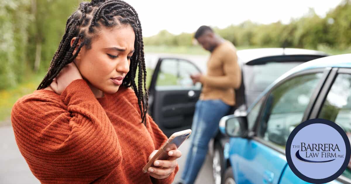 woman looking frustrated on her phone